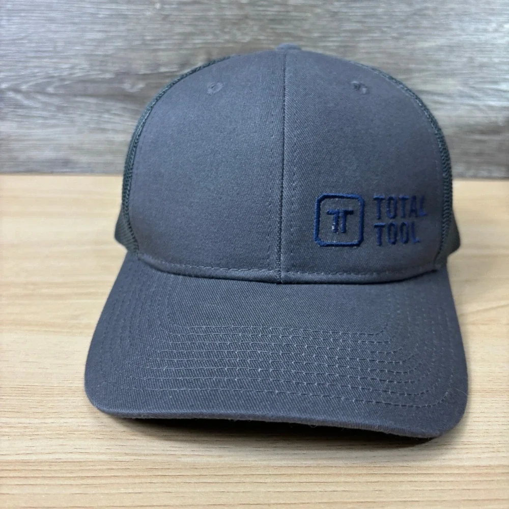 Total Tool Hat Cap Snap Back Gray Logo Outdoors Adjustable Mens‎